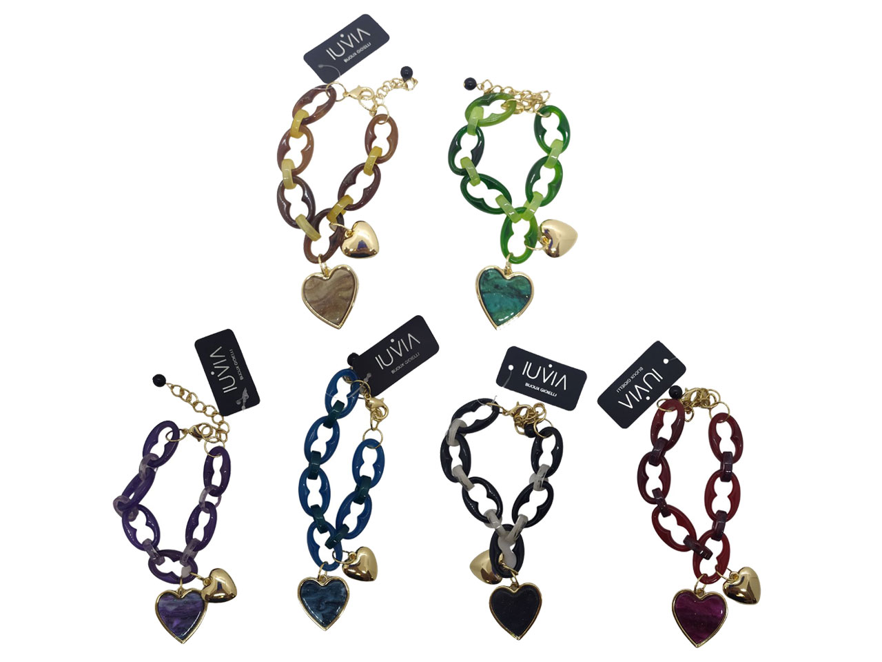 BRACCIALE IN RESINA CON CATENA 277687 BRACCIALE IN RESINA CON CATENA 277687