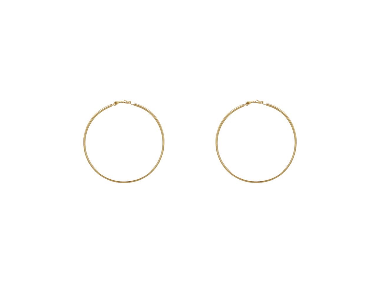 ORECCHINI A CERCHIO LISCIO A GRA 279104