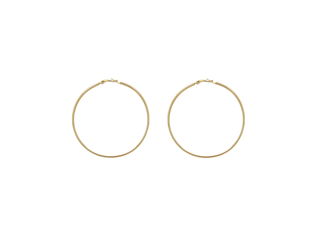 ORECCHINI A CERCHIO LISCIO A GRA 279106