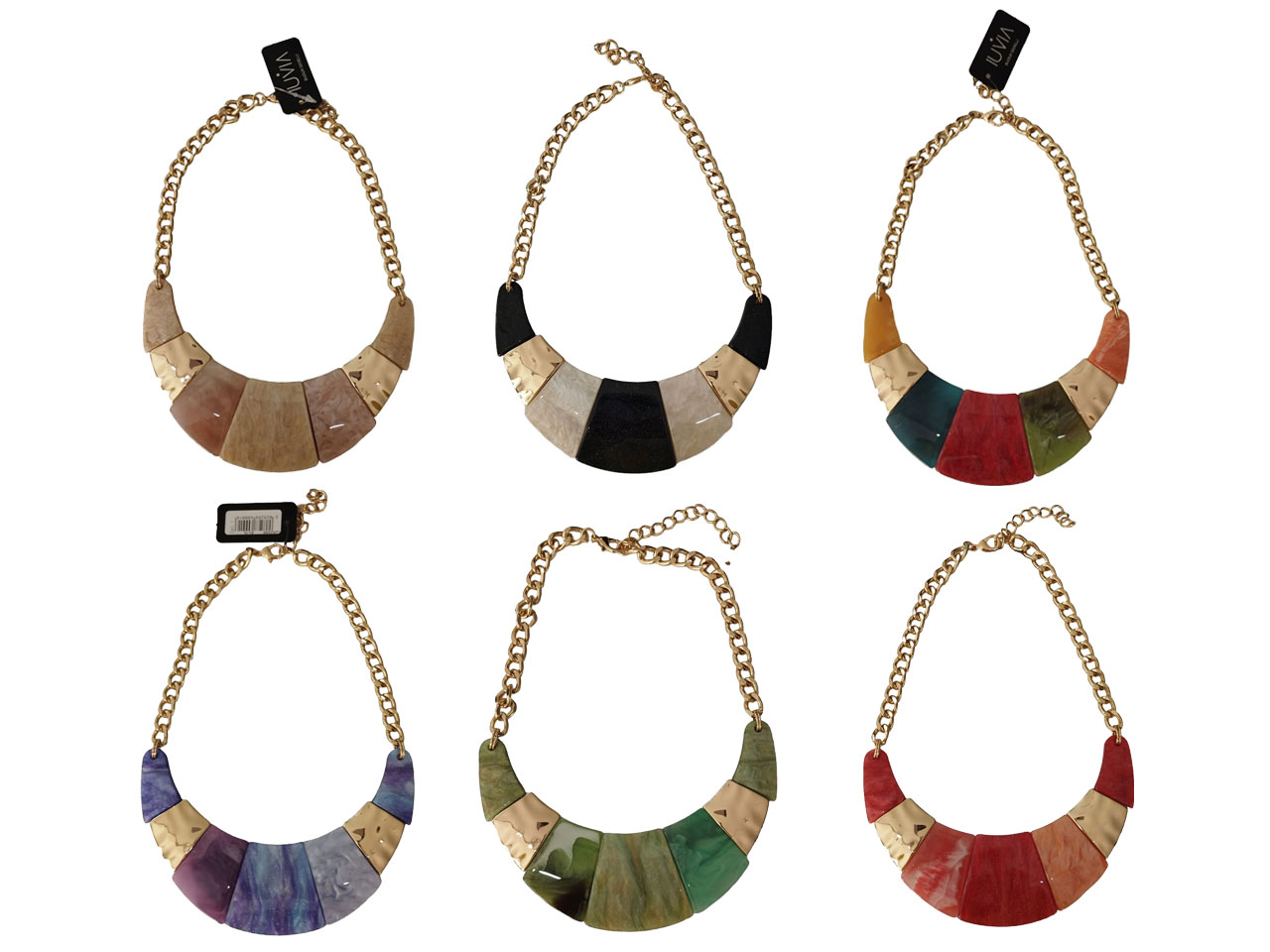 COLLANA CORTA RESINA MEZZA LUNA 282586