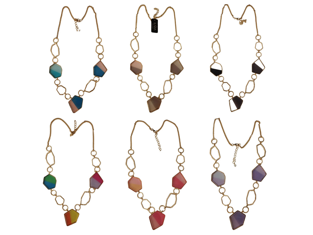 COLLANA LUNGA CON CATENE TRASP. 282591