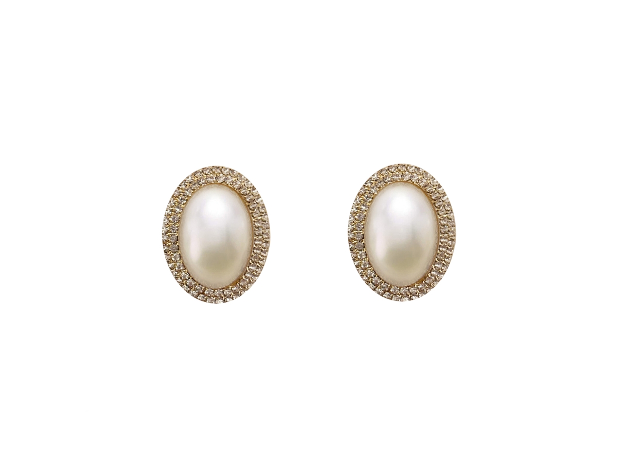 ORECCHINI A BOTTONE OVALE 282554