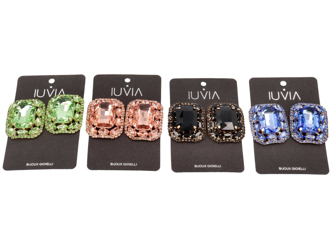 ORECCHINI CON PIETRA OTTOGONALE 282676