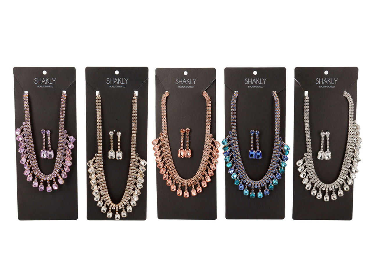 SET COLLANA E ORECCHINI C/PIETRE 283747