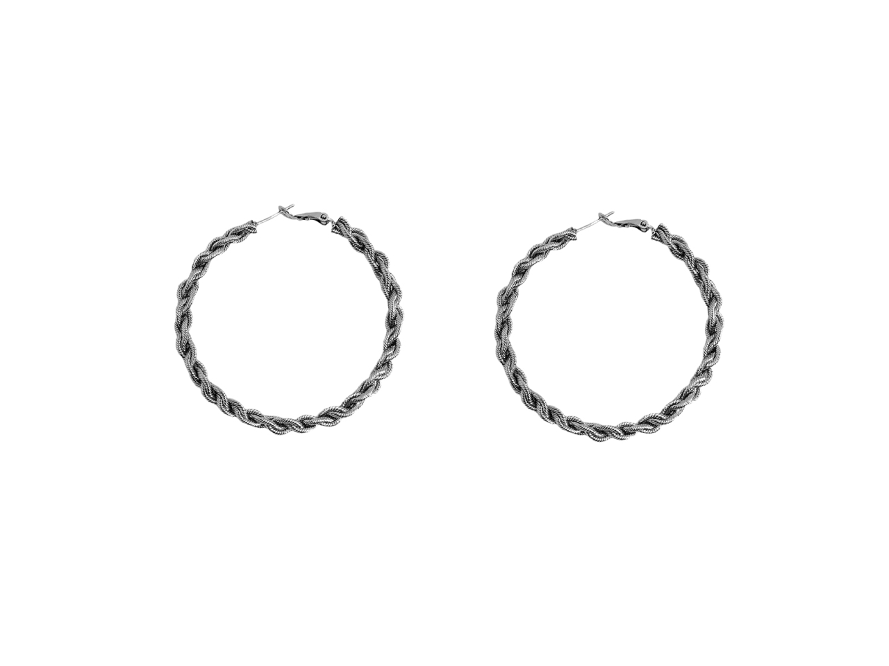 ORECCHINI CERCHIO 6CM CATENA Z 284198