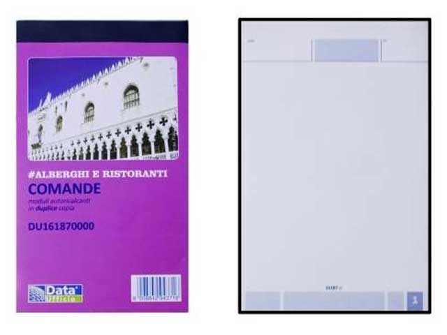 BLOCCO COMANDE 2 COPIE 16.8×10 DU161870 BLOCCO COMANDE 2 COPIE 16.8×10 DU161870