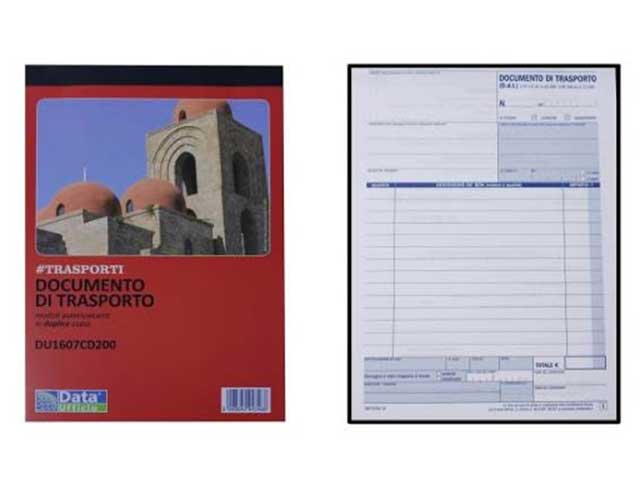 BLOCCO DDT 50FFx2 21,5×14,8cm DU1607CD2 BLOCCO DDT 50FFx2 21,5×14,8cm DU1607CD2