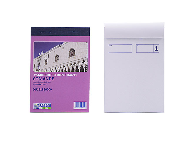 BLOCCO COMANDE 2 COPIE 10.5×7.4 DU16186