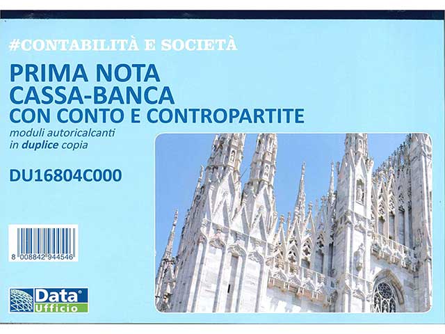 PRIMA NOTA CASSA BANCA 50X2 DU16804C000
