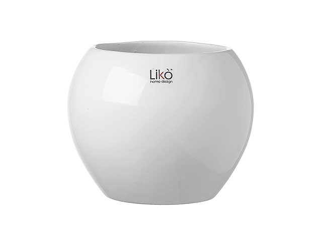 CACHE POT BIANCO D.16XH.1 CR39/16W