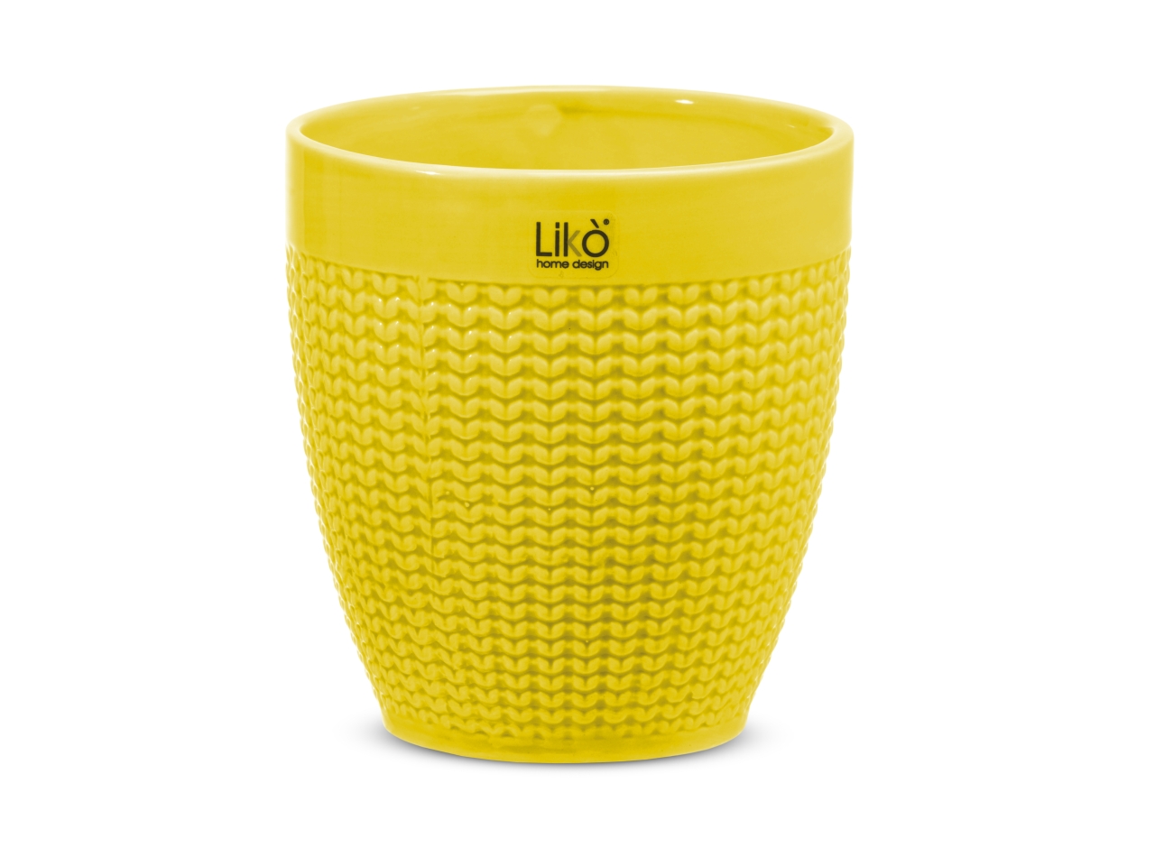 CACHEPOT SYDNEY 13X14 GIALLO LU. CR216/13Y