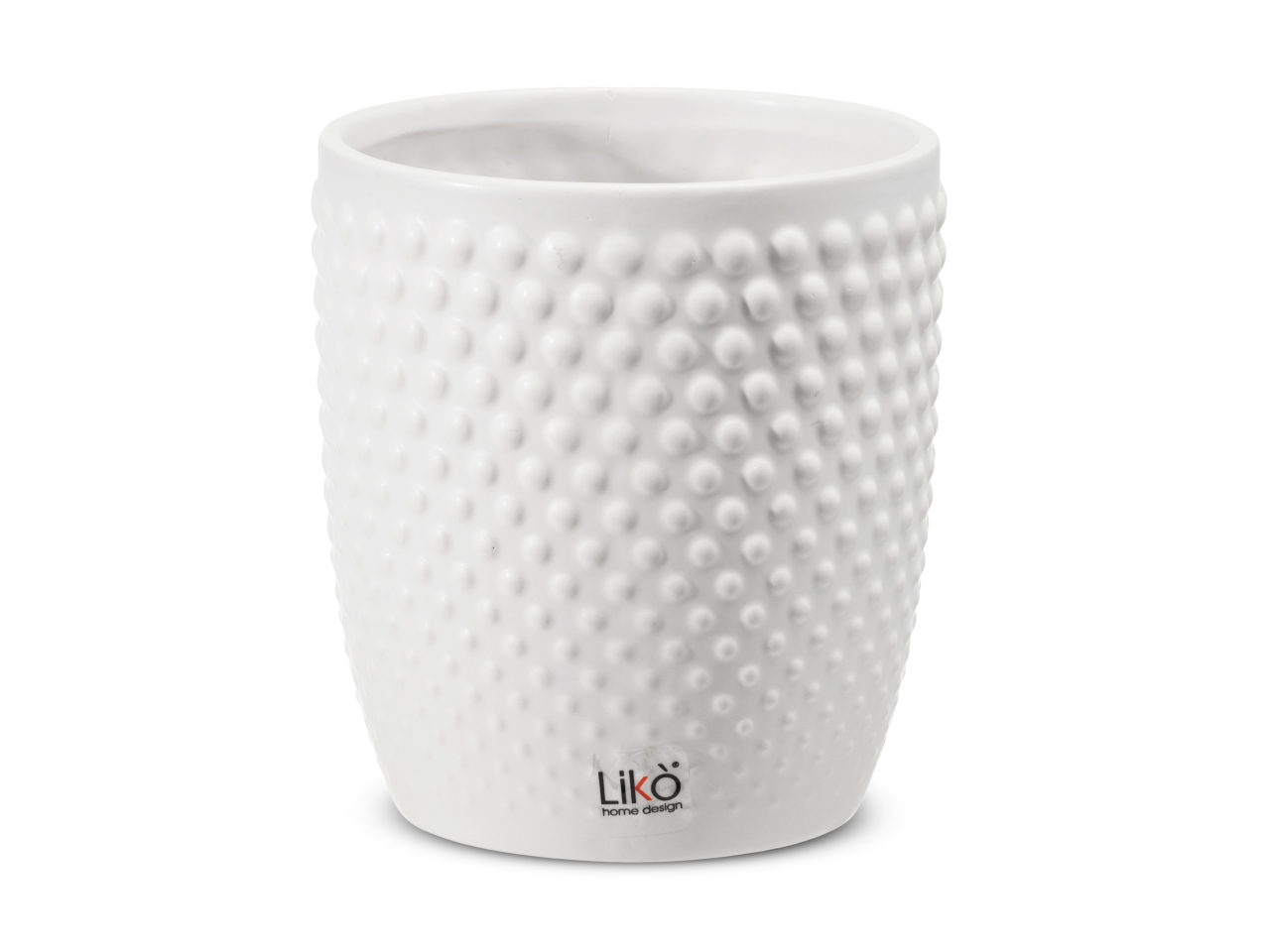 CACHEPOT YORK 13X14,2 MATT BIA. CR185/13W