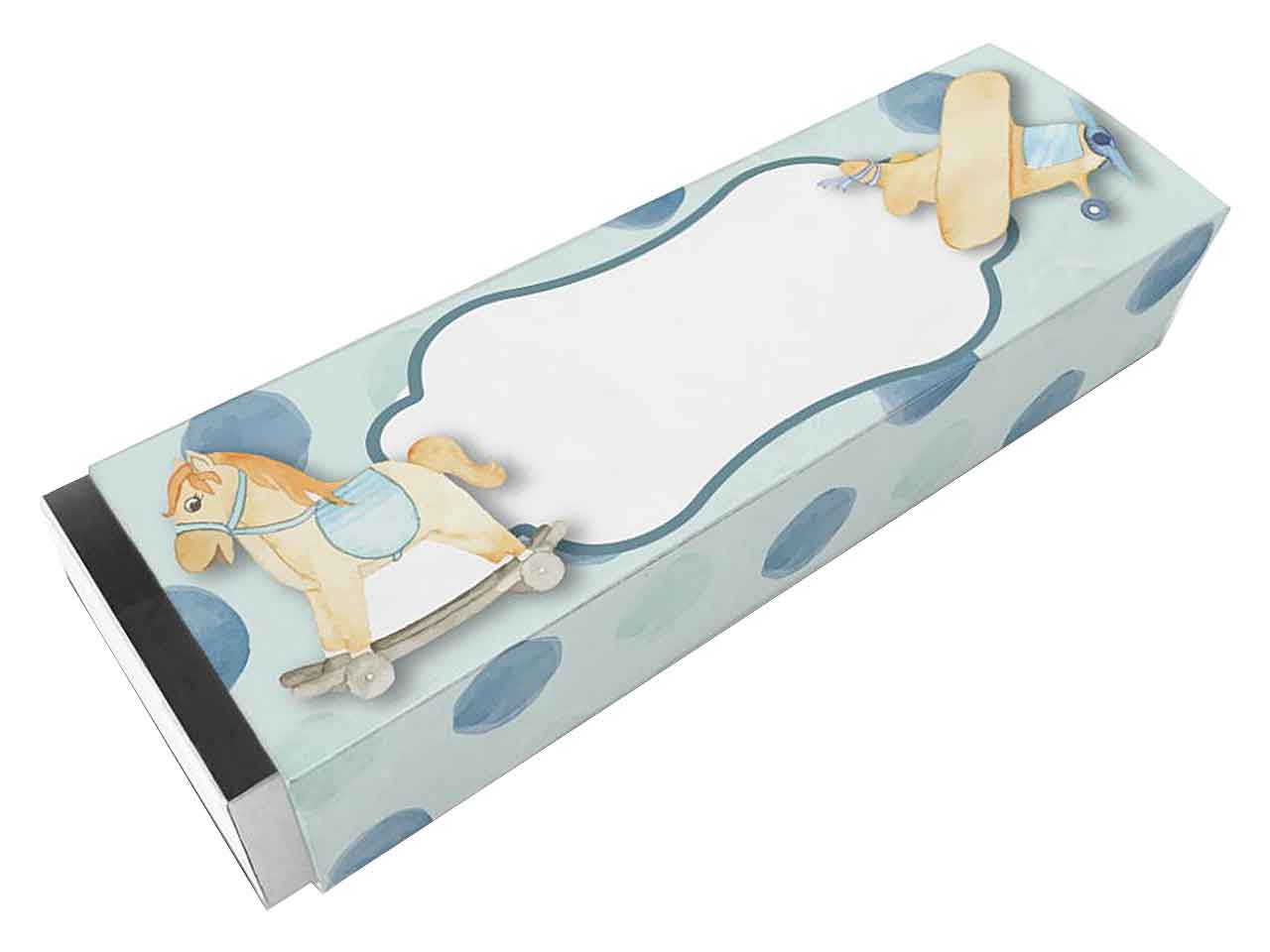 SCATOLA RETT.15x4cm NASCITA FER2004