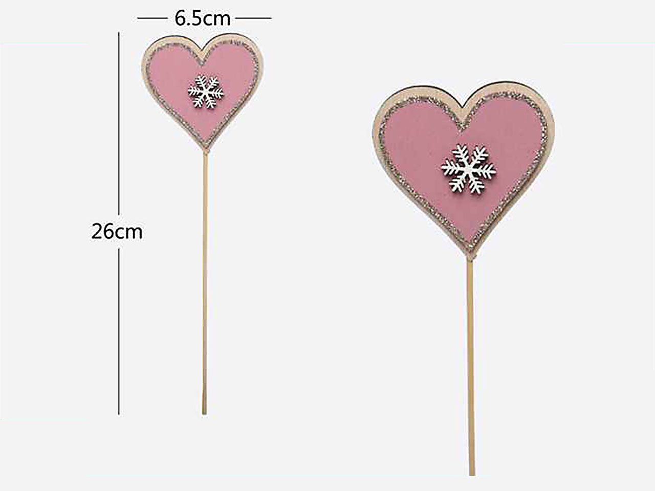 BASTONCINO CON CUORE DECORATIVO 6412261