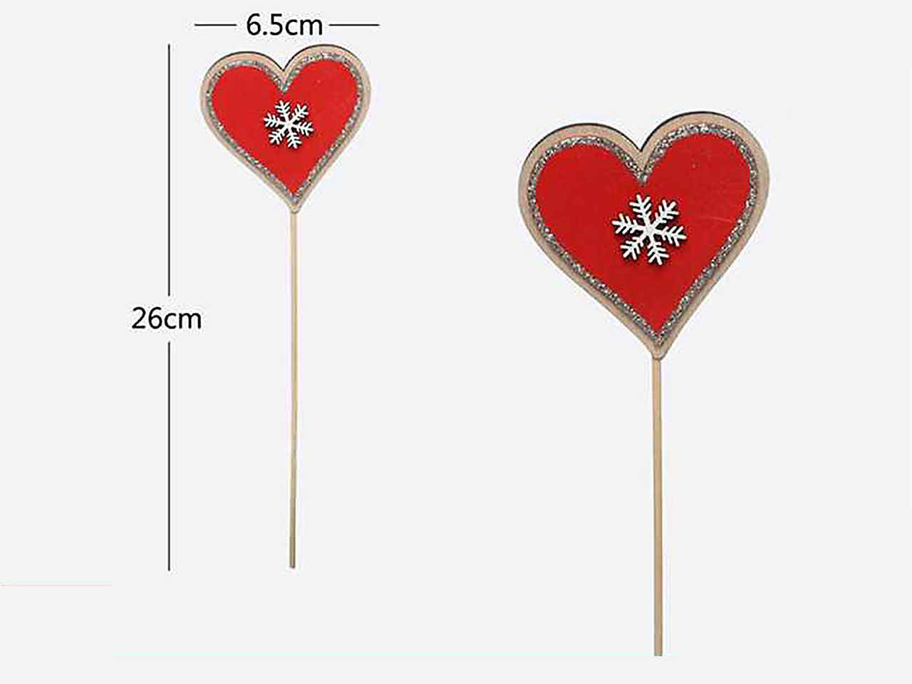 BASTONCINO CON CUORE DECORATIVO 6412285
