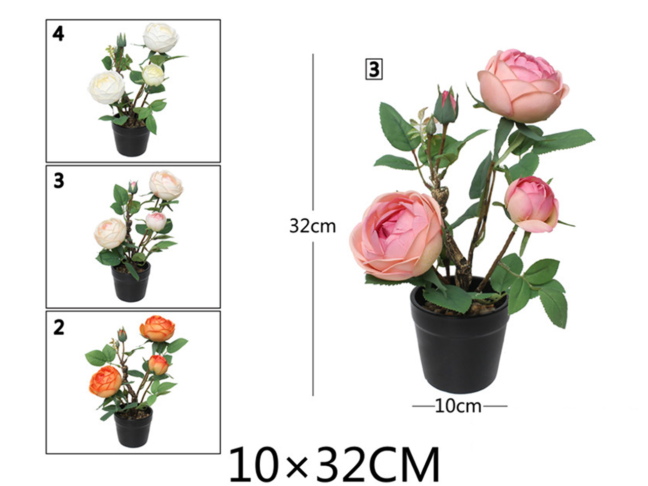 PIANTA PEONIA 10X32CM 6219167