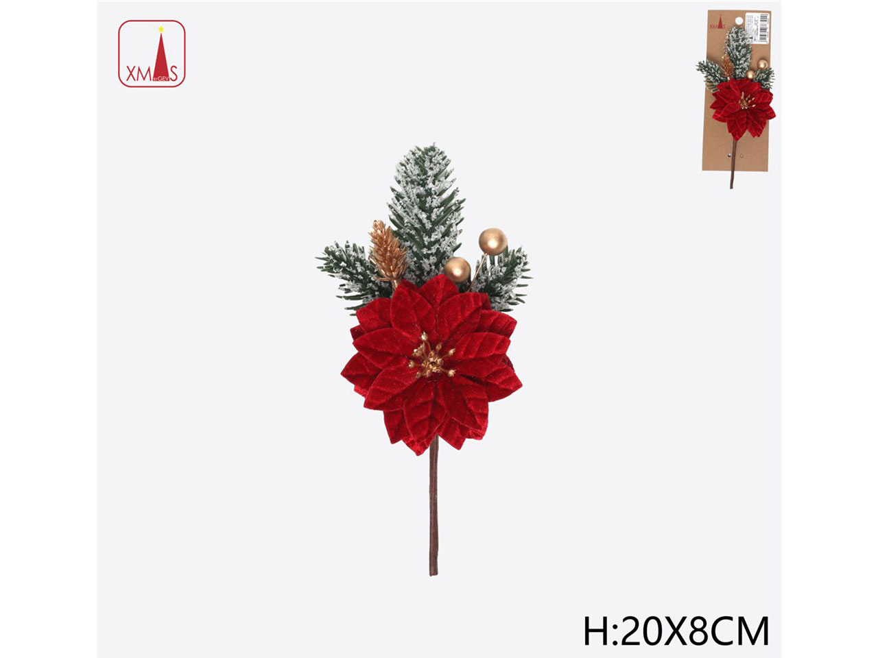 FIORE ARTIFICIALE D.8XL.20CM 6763929