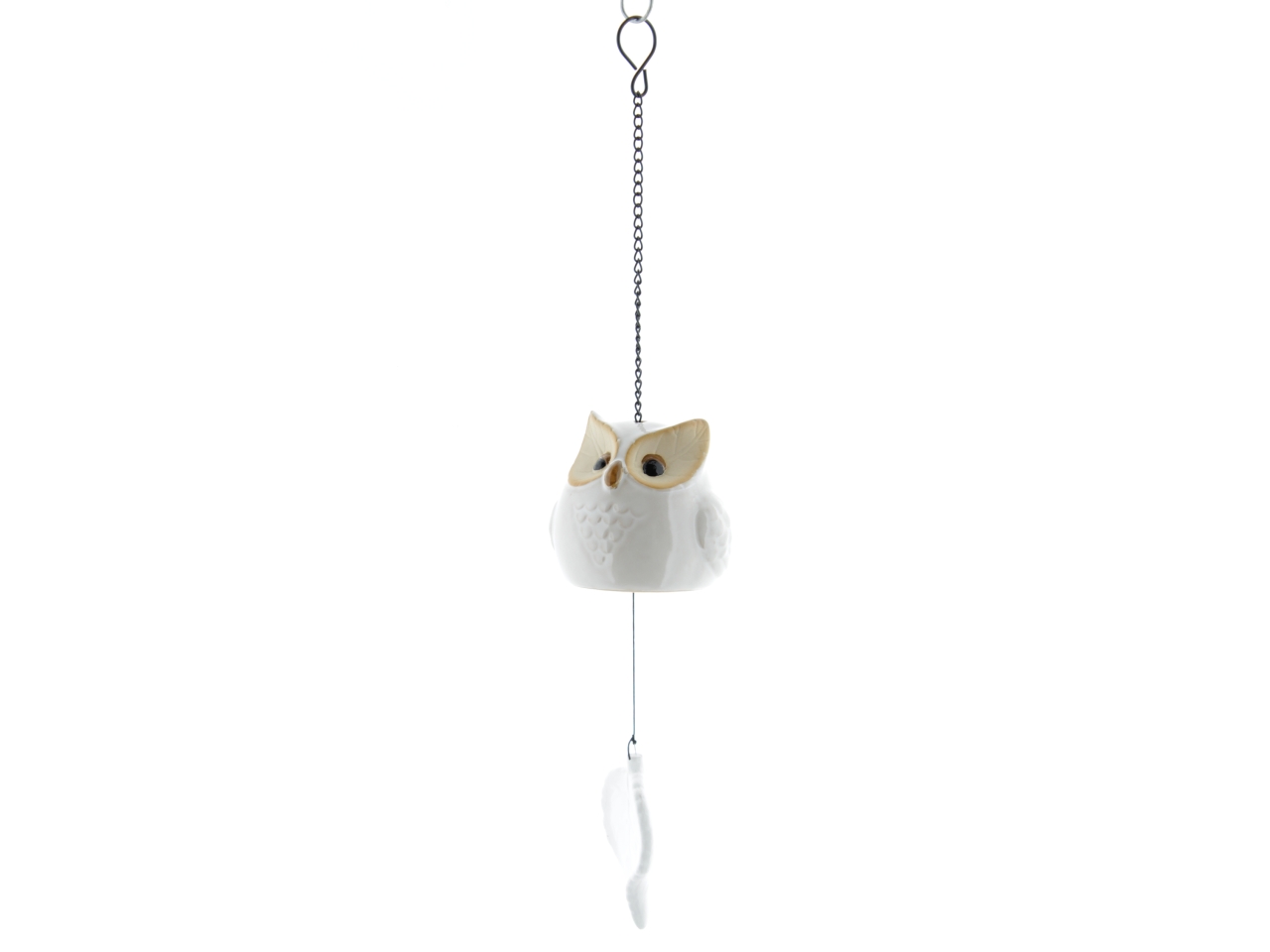 GUFO GRES C/FOGLIA 9X44 BIANCO 84 1507