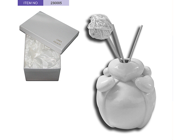 PROFUMATORE CUORI 9x9x11cm 230005