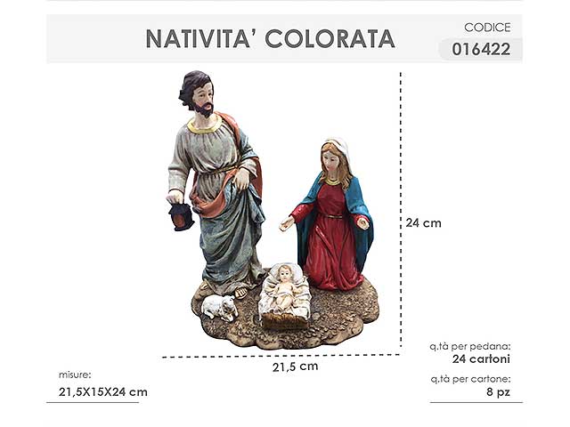 NATIVITA’ 21,5x15x24cm 016422
