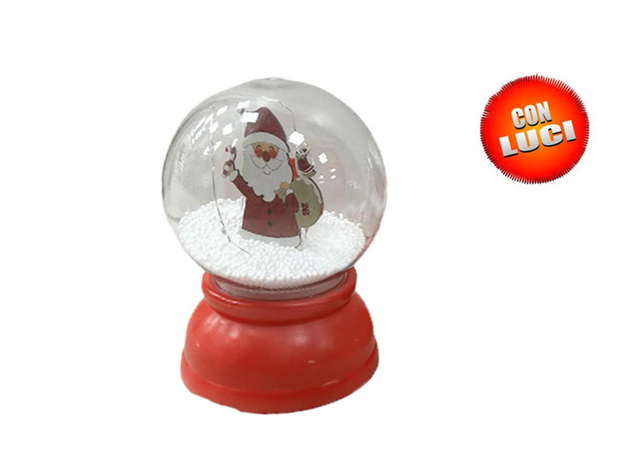 GLOBO DI NEVE CON BABBO NATALE M 465002