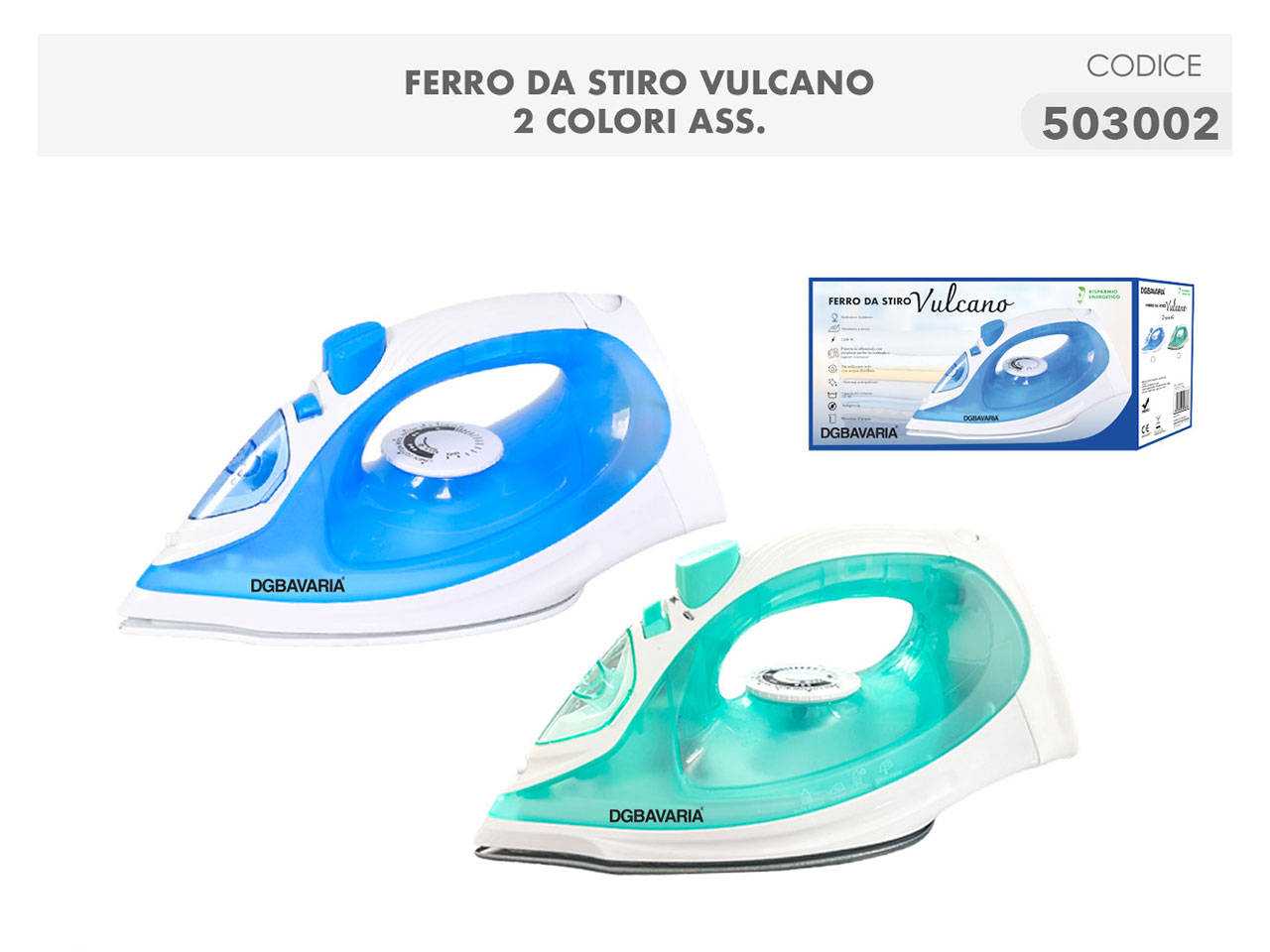 FERRO DA STIRO 2200W 503002