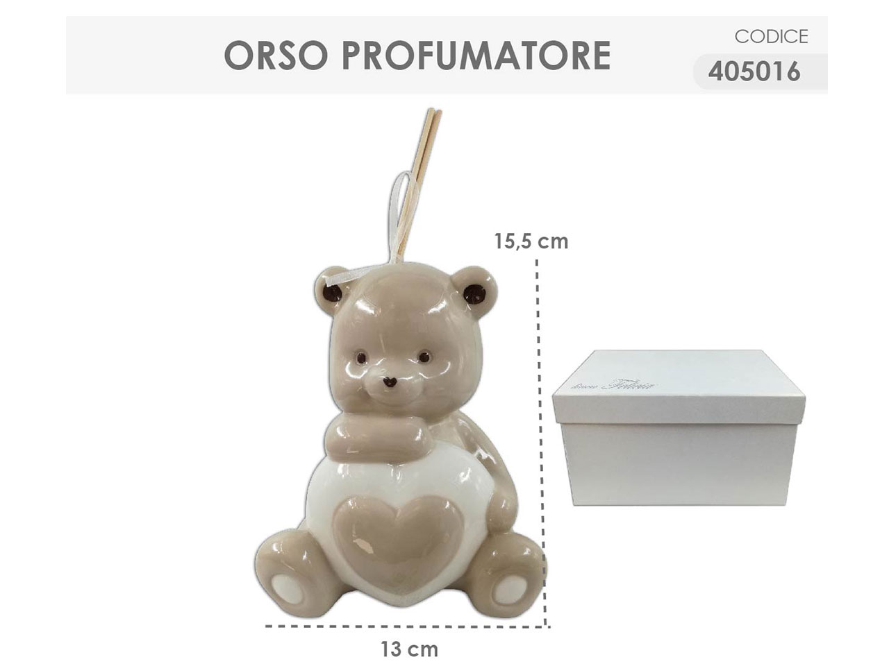 ORSO PROFUMATORE 16CM 405016 ORSO PROFUMATORE 16CM 405016