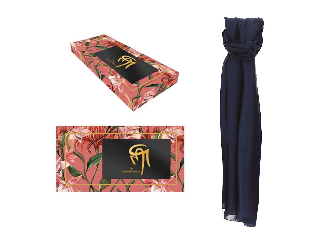 FOULARD GAI MATTIOLO 100% SETA G413-4S$