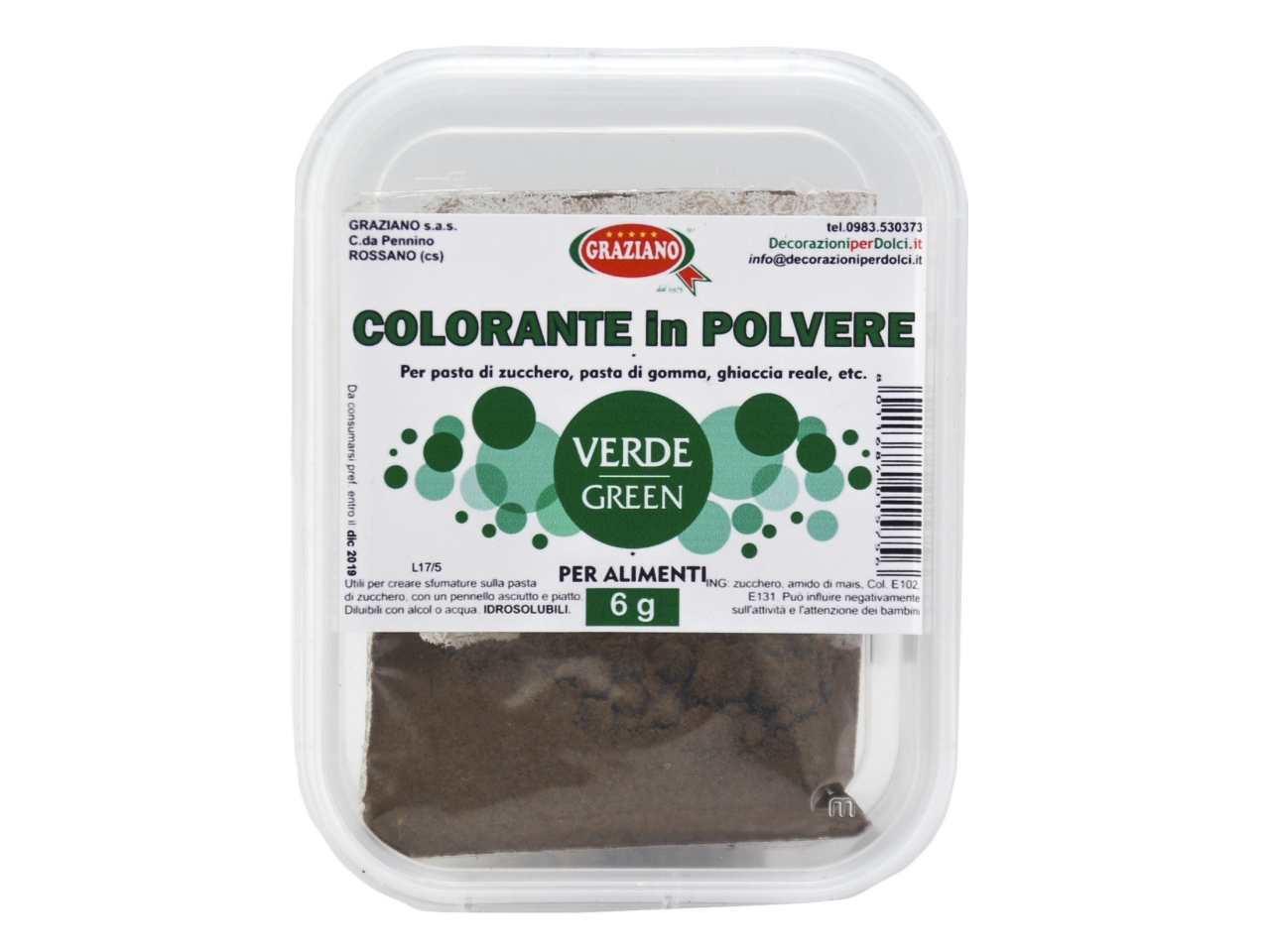 COLORANTE POLVERE V.MENTA 6gr