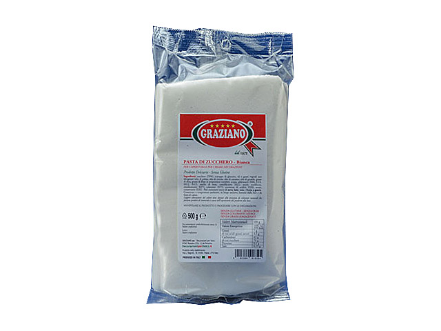 PASTA DI ZUCCHERO BIANCA 500gr