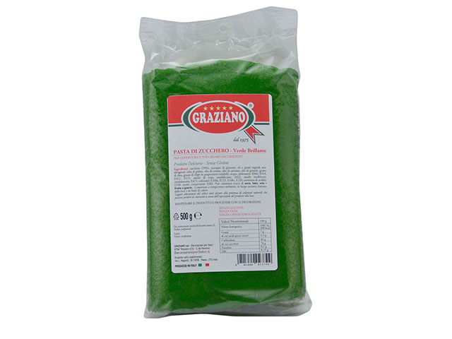 PASTA DI ZUCCHERO 250gr VERDE