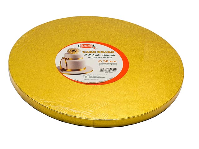 VASSOIO CAKE BOARD 35cm ORO