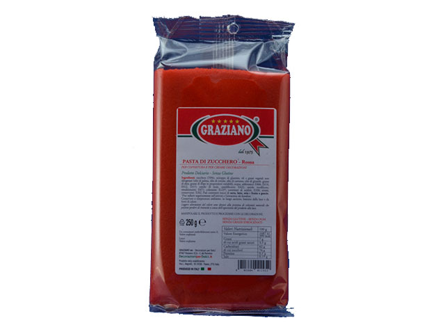 PASTA DI ZUCCHERO 250gr ROSSA