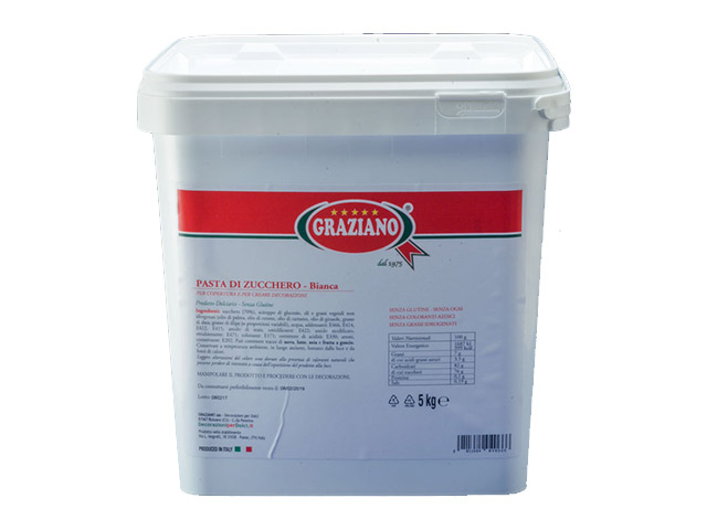 PASTA ZUCCHERO BIANCA 5kg