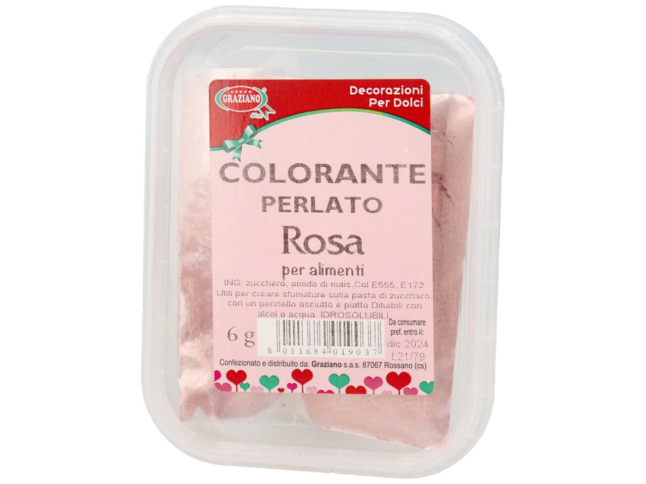 COLORANTE PERLATO ROSA 6GR COLORANTE PERLATO ROSA 6GR