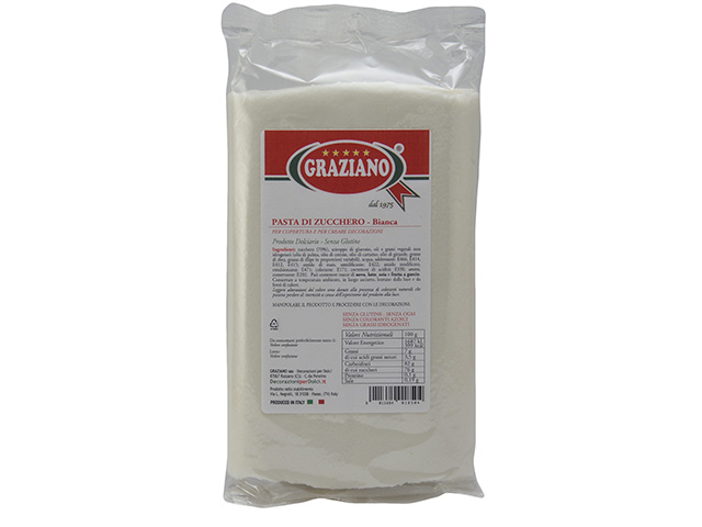 PASTA DI ZUCCHERO BIANCA 250gr