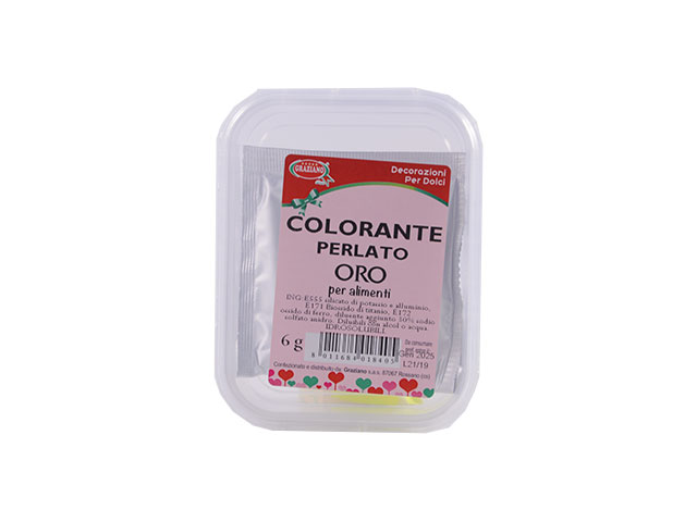 COLORANTE PERLATO ORO 6gr COLORANTE PERLATO ORO 6gr