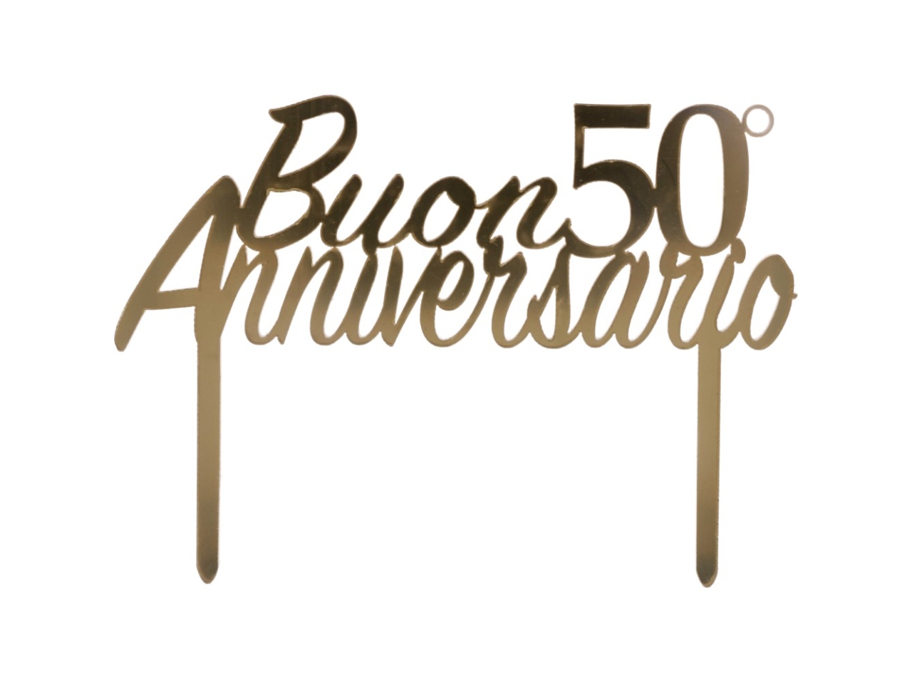 CAKE TOPPER 50 ANNIVERSARIO PLEX