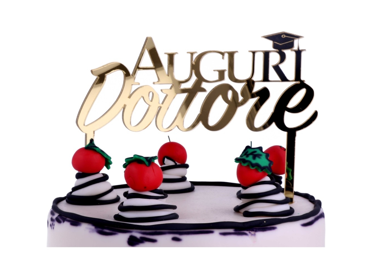 CAKE TOPPER AUGURI DOTTORE PLEX