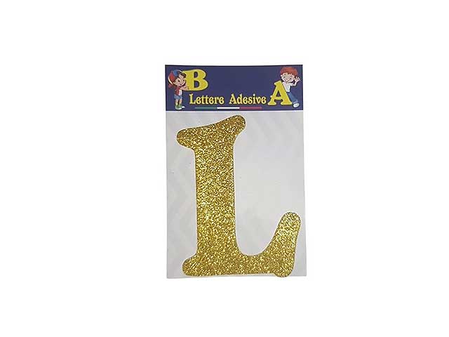 LETTERA ORO L 12cm