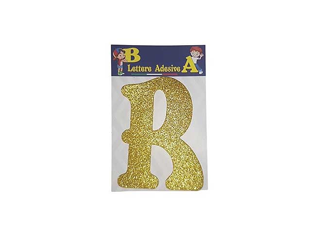 LETTERA ORO R 12cm