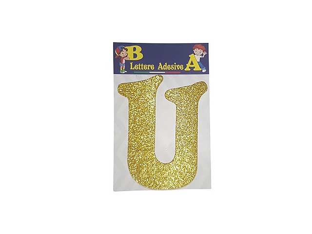 LETTERA ORO U 12cm