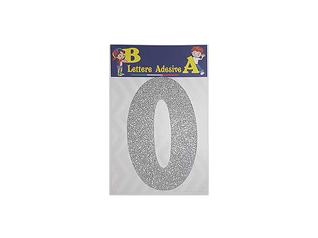 LETTERA ARGENTO O 12cm