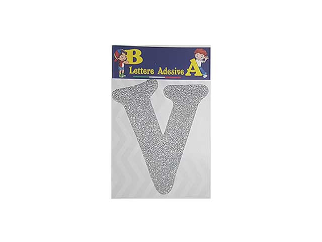 LETTERA ARGENTO V 12cm