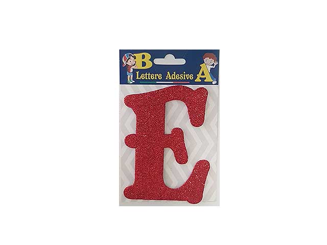 LETTERA ROSSO E 12cm