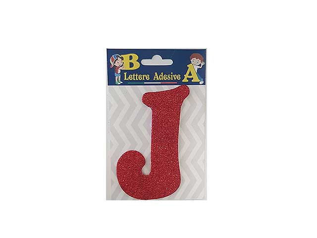 LETTERA ROSSO J 12cm
