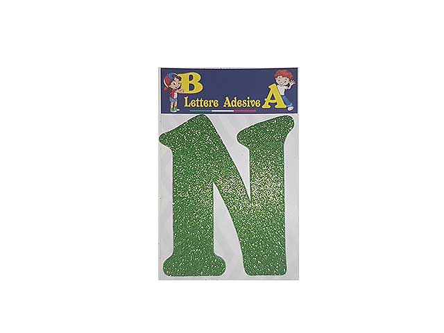 LETTERA VERDE N 12cm