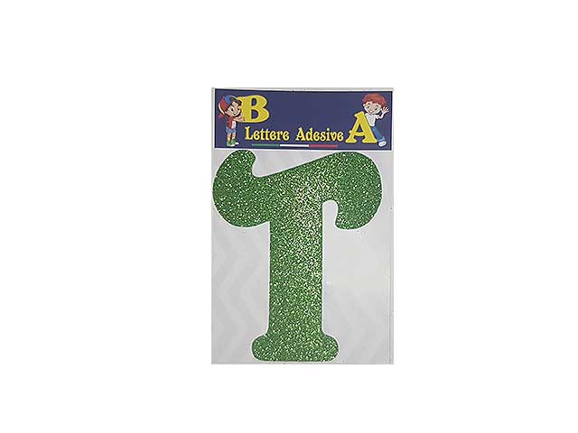 LETTERA VERDE T 12cm