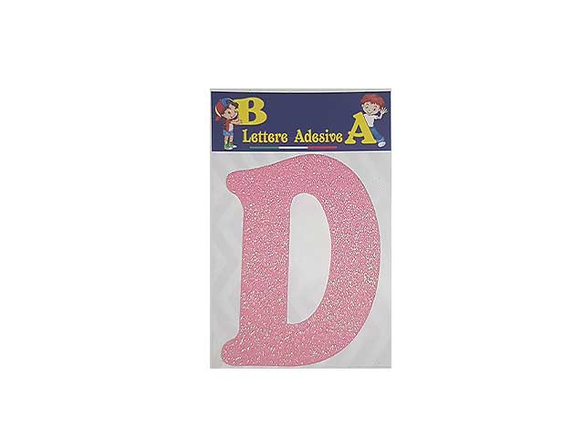 LETTERA ROSA D 12cm