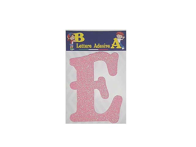 LETTERA ROSA E 12cm